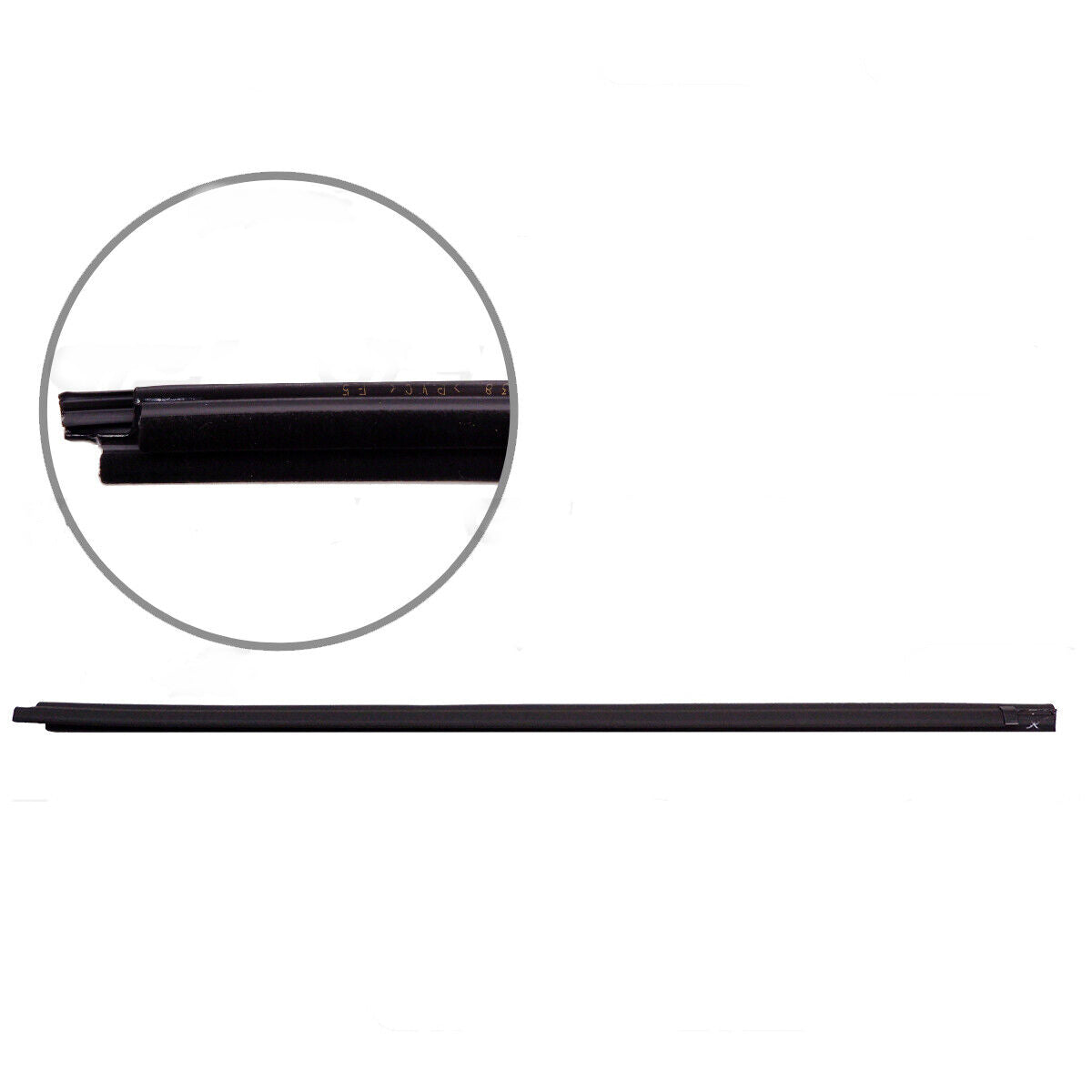 4Pcs Car Window Weatherstrip Black For Toyota Hilux Vigo 2 Door 04-15 Car Weatherstrip Window Moulding Trim 68162-0K020 68161-0K020 weatherstrip