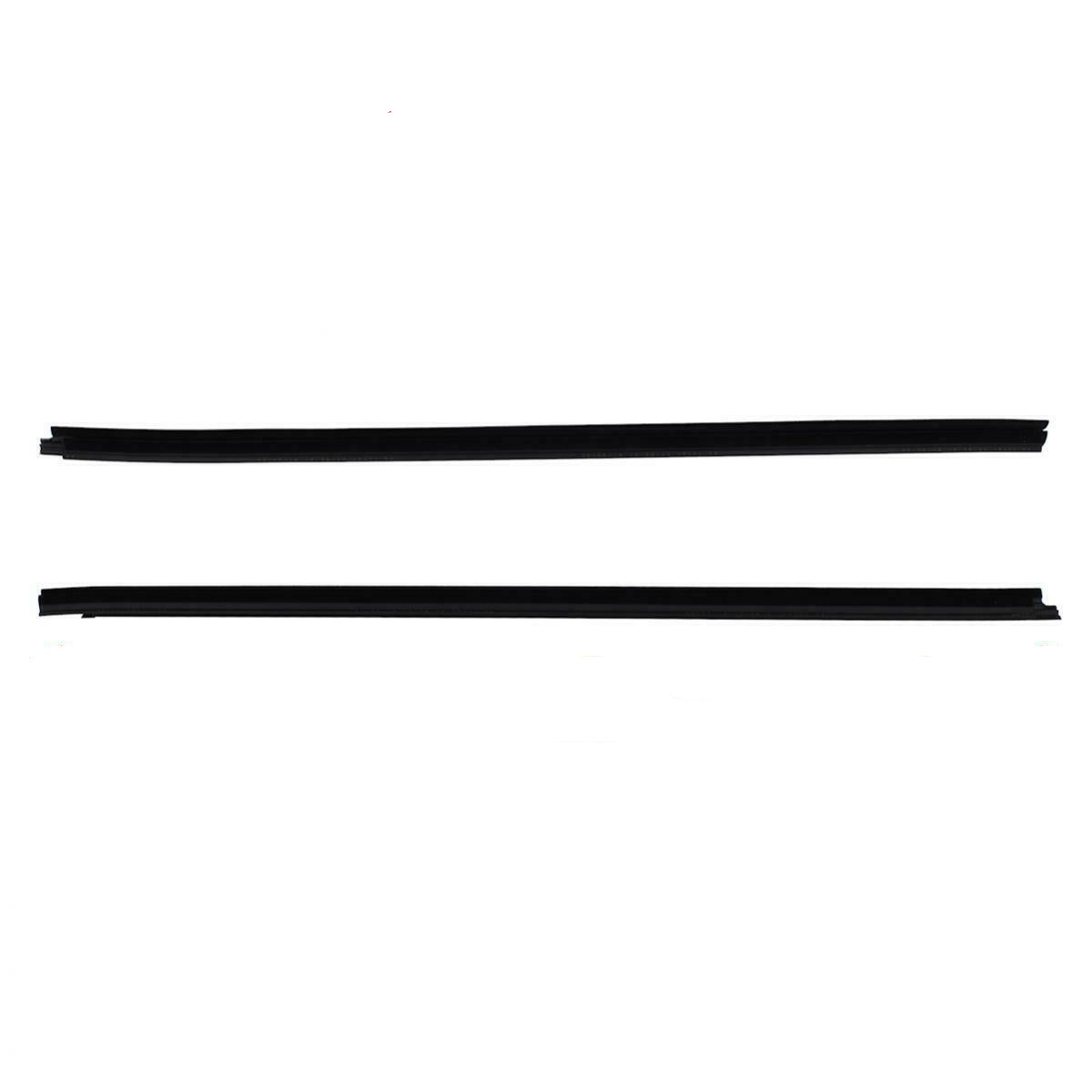 4Pcs Car Window Weatherstrip Black For Toyota Hilux Vigo 2 Door 04-15 Car Weatherstrip Window Moulding Trim 68162-0K020 68161-0K020 weatherstrip