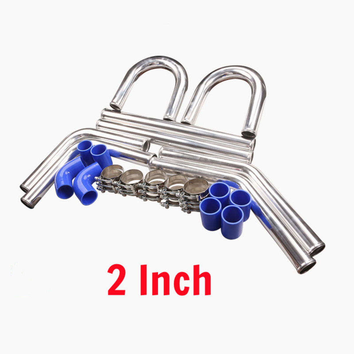 2 Inches Universal Aluminum Intercooler Piping Pipe Kit and Silicone Couplers EGRKIT Shop