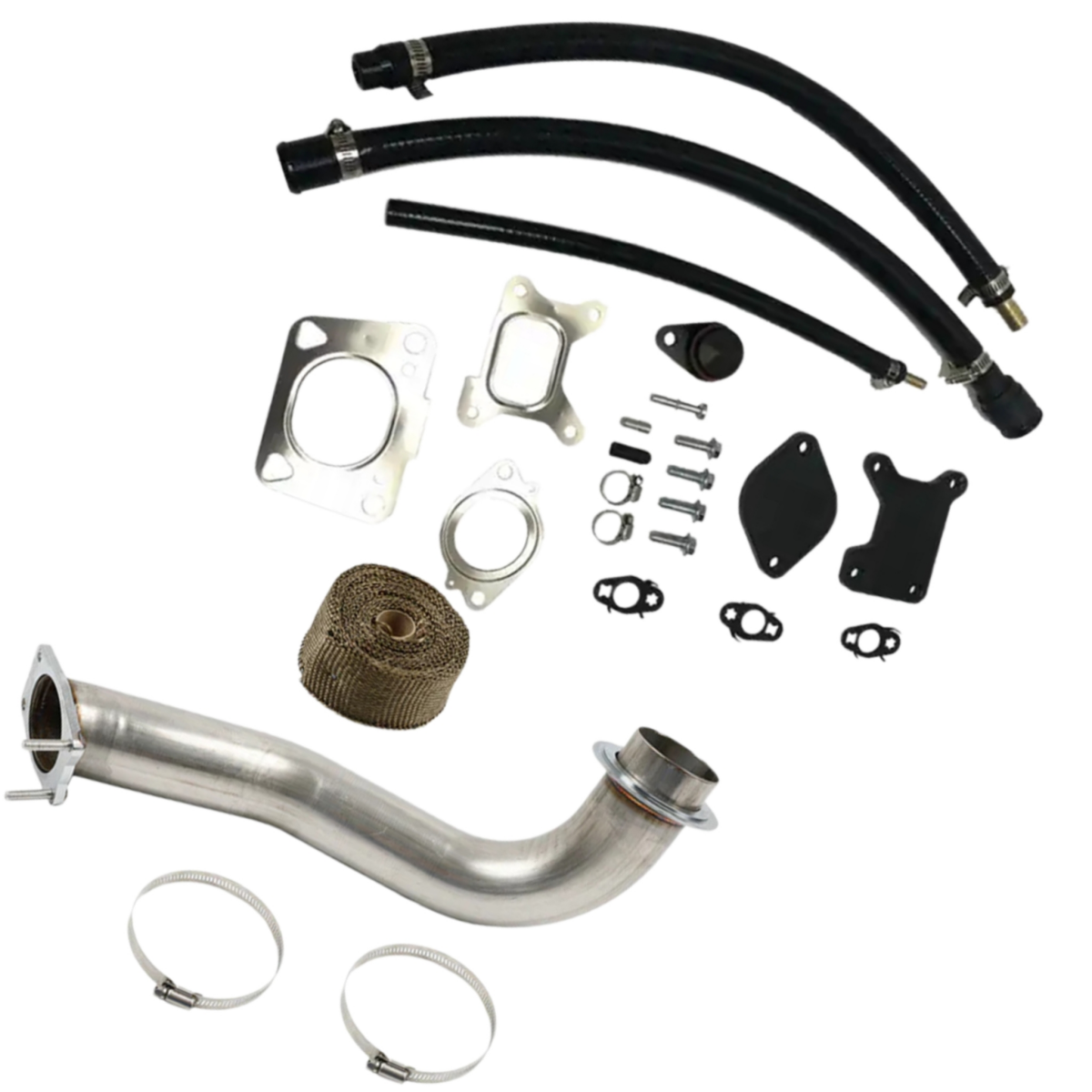 3.5'' Downpipe Exhaust EGR Valve Kit for Chevrolet Silverado & GMC Sierra 2017-2023 L5P 6.6L Duramax Diesel EGRKIT Shop