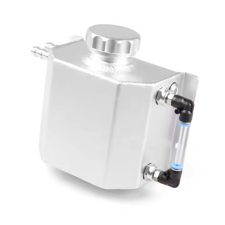Universal 1L Aluminum Car Engine Oil Catch Can Reservoir Coolant Tank oil catch can