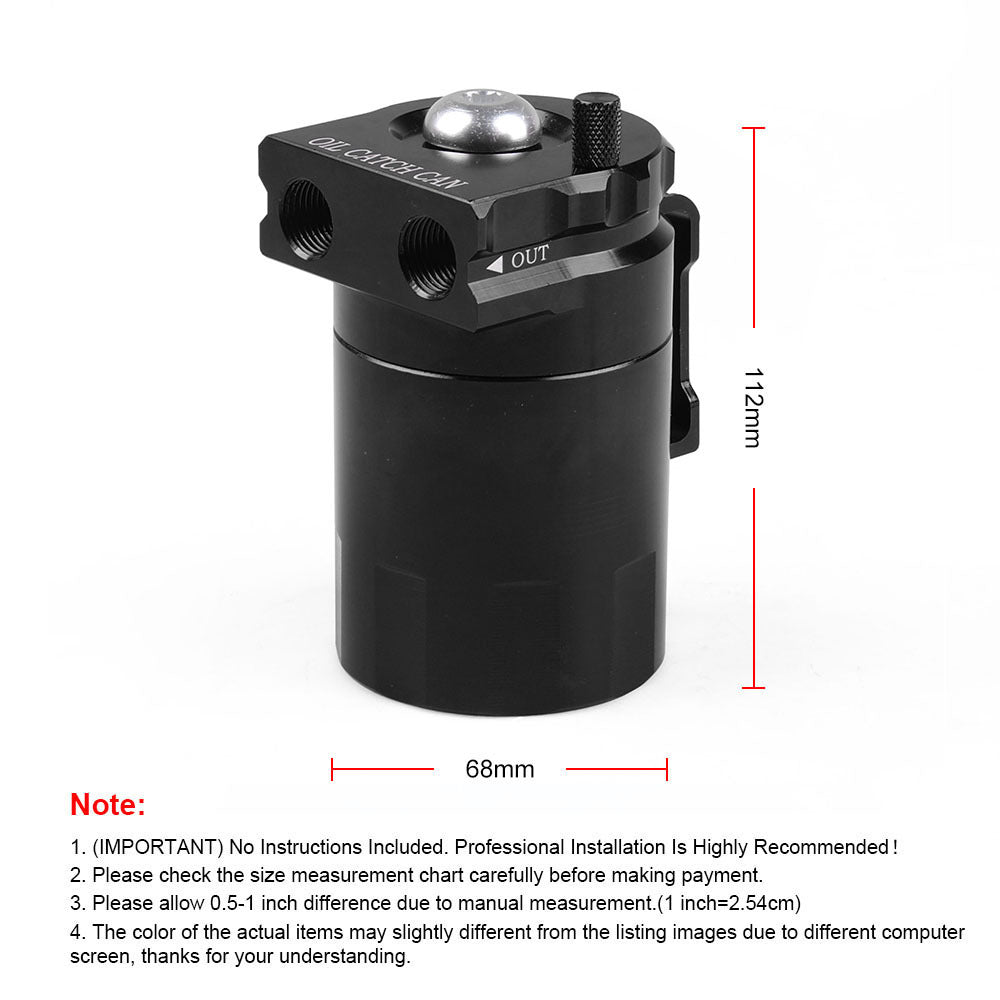 Oil Separator Clear Car Oil Catch Can For Chevy Silverado For GMC Sierra 1500 5.3L & 6.2L 2019-2022 For Tahoe For Suburban 2021+ oil catch can