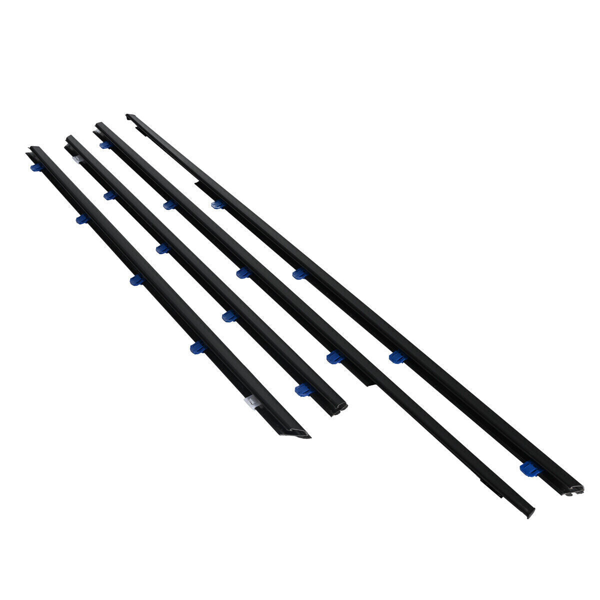 4Pcs Car Window Weatherstrip Black For Honda civic 2012-2015 Car Weatherstrip Window Moulding Trim 72450-TRO-A01 72410-TRO-A01 72950-TRO-A01 72910-TRO-A01 weatherstrip