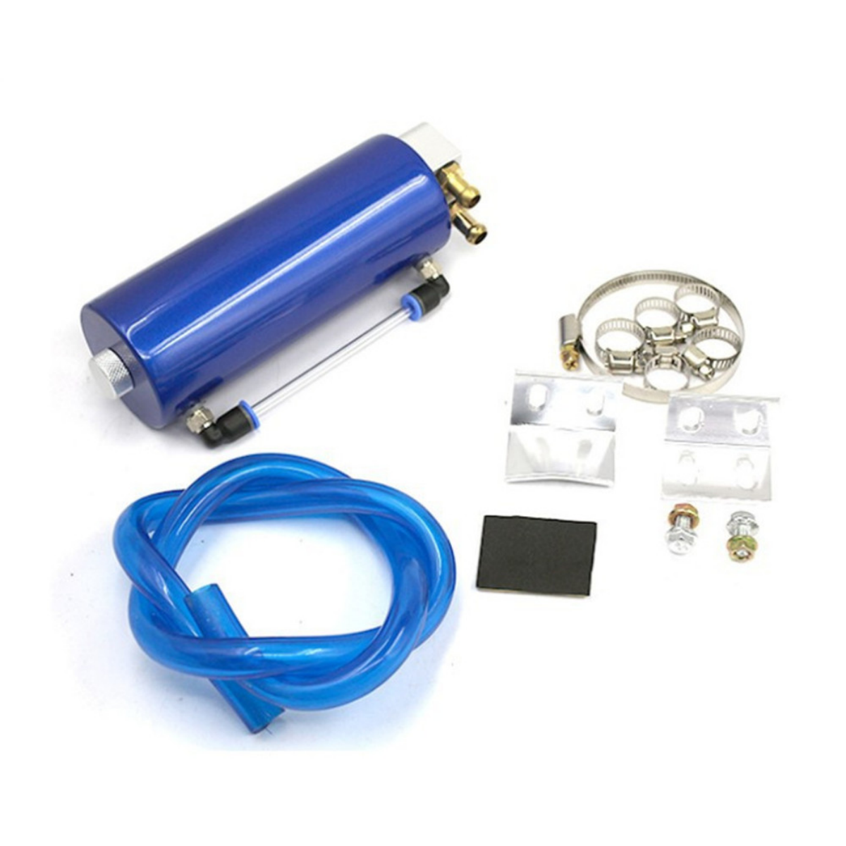 Universal Aluminum Racing Oil Catch Can Round Can Reservoir Turbo Oil Catch Can Fuel Catch Tank EGRKIT Shop