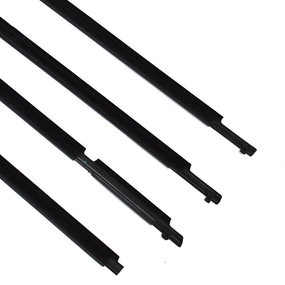 4Pcs Car Window Weatherstrip Black For Toyota RAV4 2009-2012 Car Weatherstrip Window Moulding Trim 75720-0R020 75710-0R020 75740-0R020 75730-0R020 weatherstrip