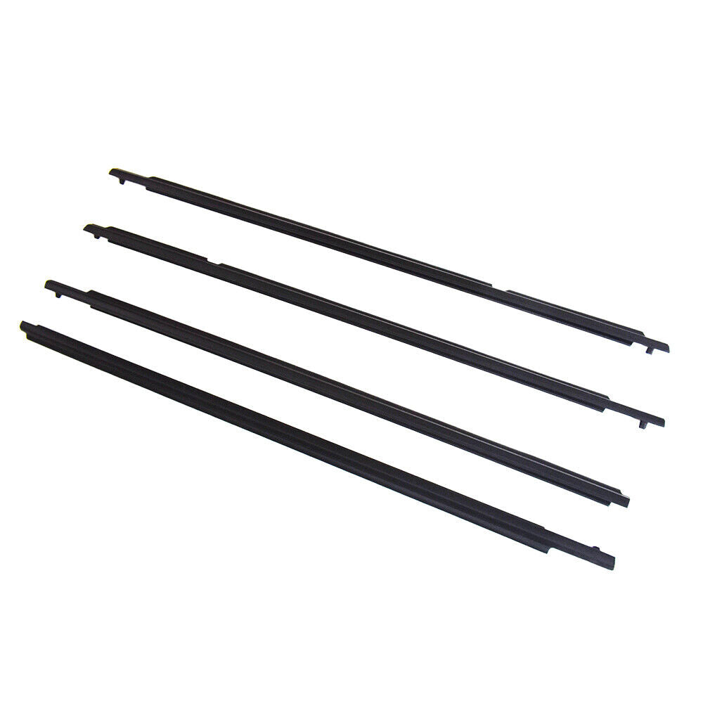 4Pcs Car Window Weatherstrip For Toyota Corolla 2009-2013 Car Weatherstrip Window Moulding Trim weatherstrip