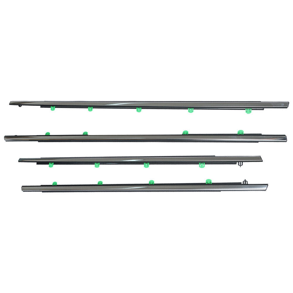 4Pcs Car Window Weatherstrip Black For Honda CRV 2012-2016 Car Weatherstrip Window Moulding Trim 72450-T0G-A01 72410-T0G-A01 72950-T0G-A01 72910-T0G-A01 weatherstrip