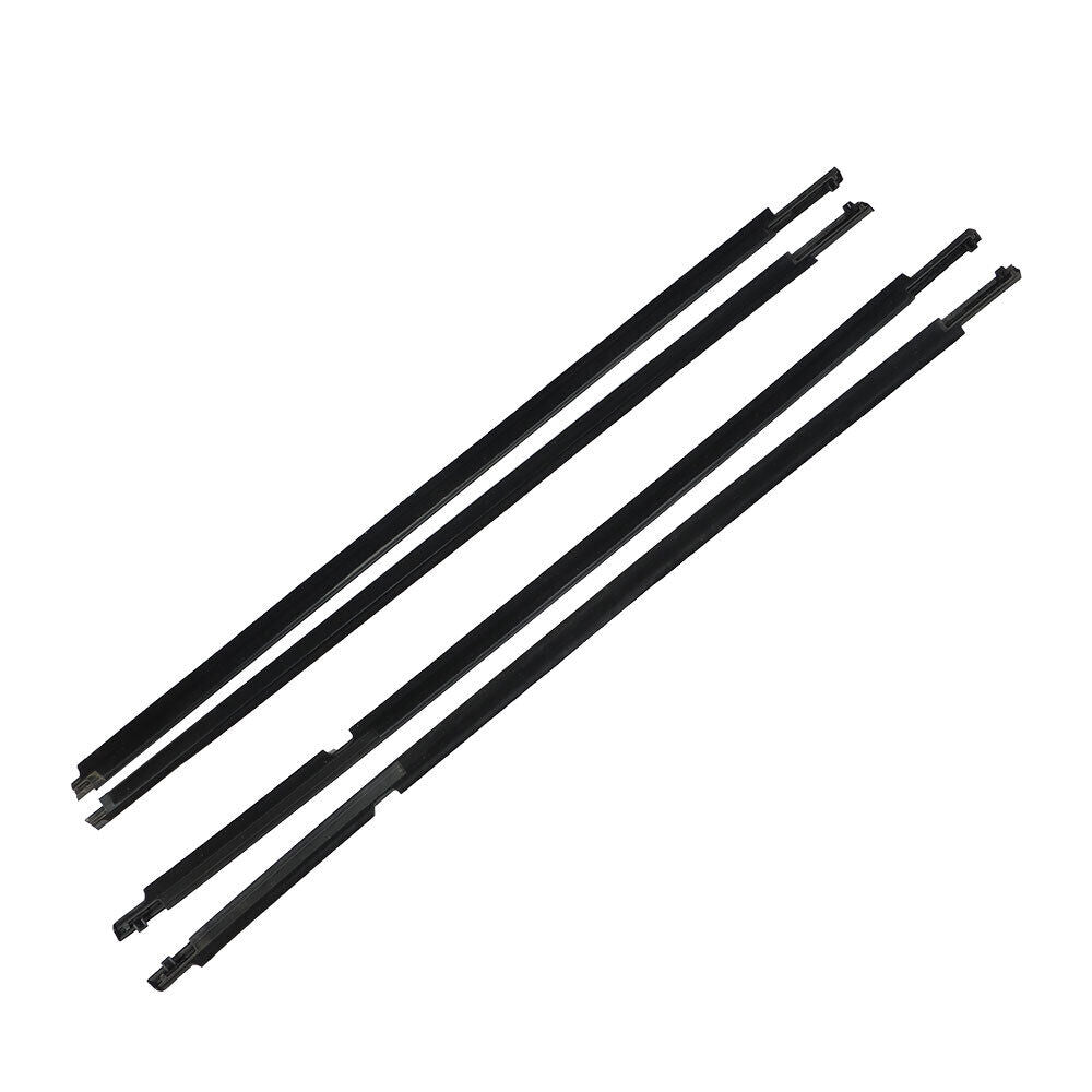 4Pcs Car Window Weatherstrip Chrome For Toyota RAV4 13-18 Car Weatherstrip Window Moulding Trim 75740-0R040 75730-0R040 75720-0R040 75710-0R040 weatherstrip