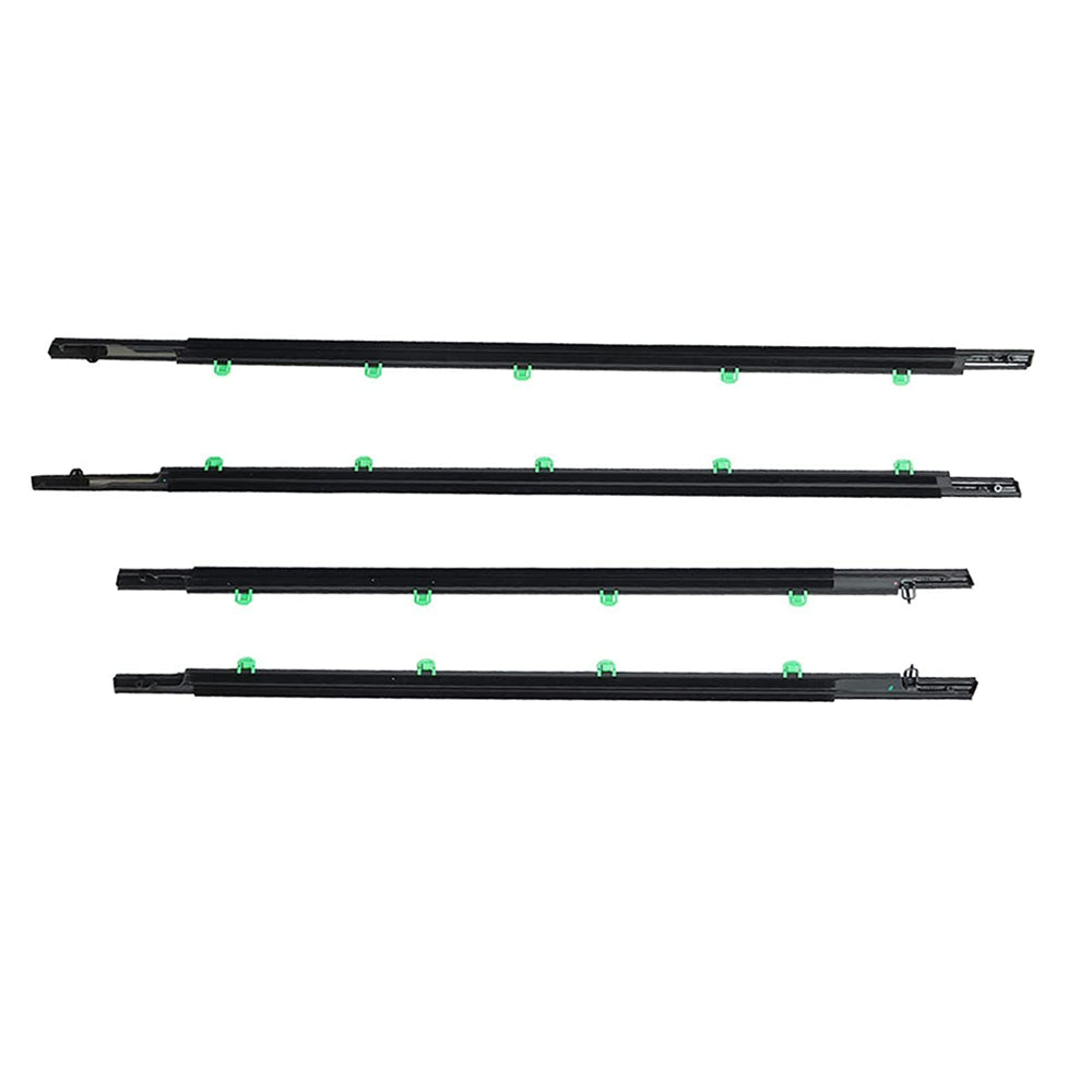 4Pcs Car Window Weatherstrip Chrome For Honda CRV 2017-2022 Car Weatherstrip Window Moulding Trim weatherstrip