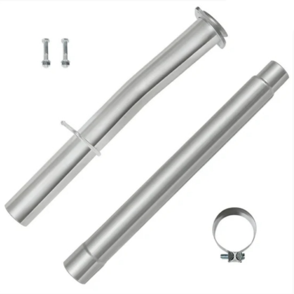 4" 409 SS Pipe For 2008-2010 6.4L Ford Super Duty Diesel Truck MufflerDelete Pipe Eliminator DPF EGRKIT Shop