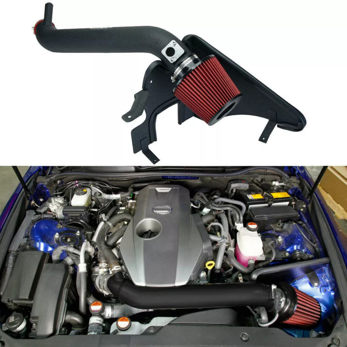 3'' Cold Air Intake System Filter Kit For Lexus IS200T RC200 IS300 2.0L 2016-2017 EGRKIT Shop