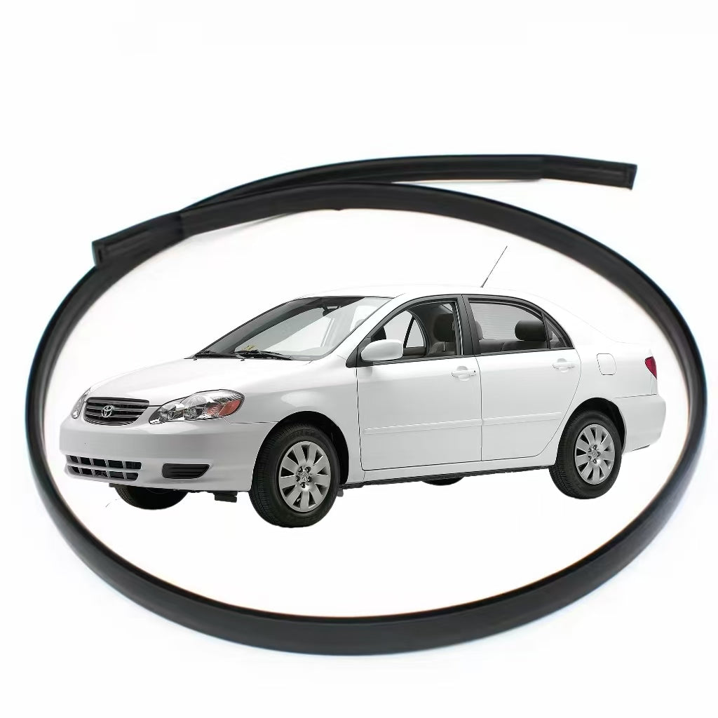2PCS Car Roof Trim Molding Seal Strip Rubber For Toyota Corolla 2003-2008 Car Roof Trim Molding weatherstrip