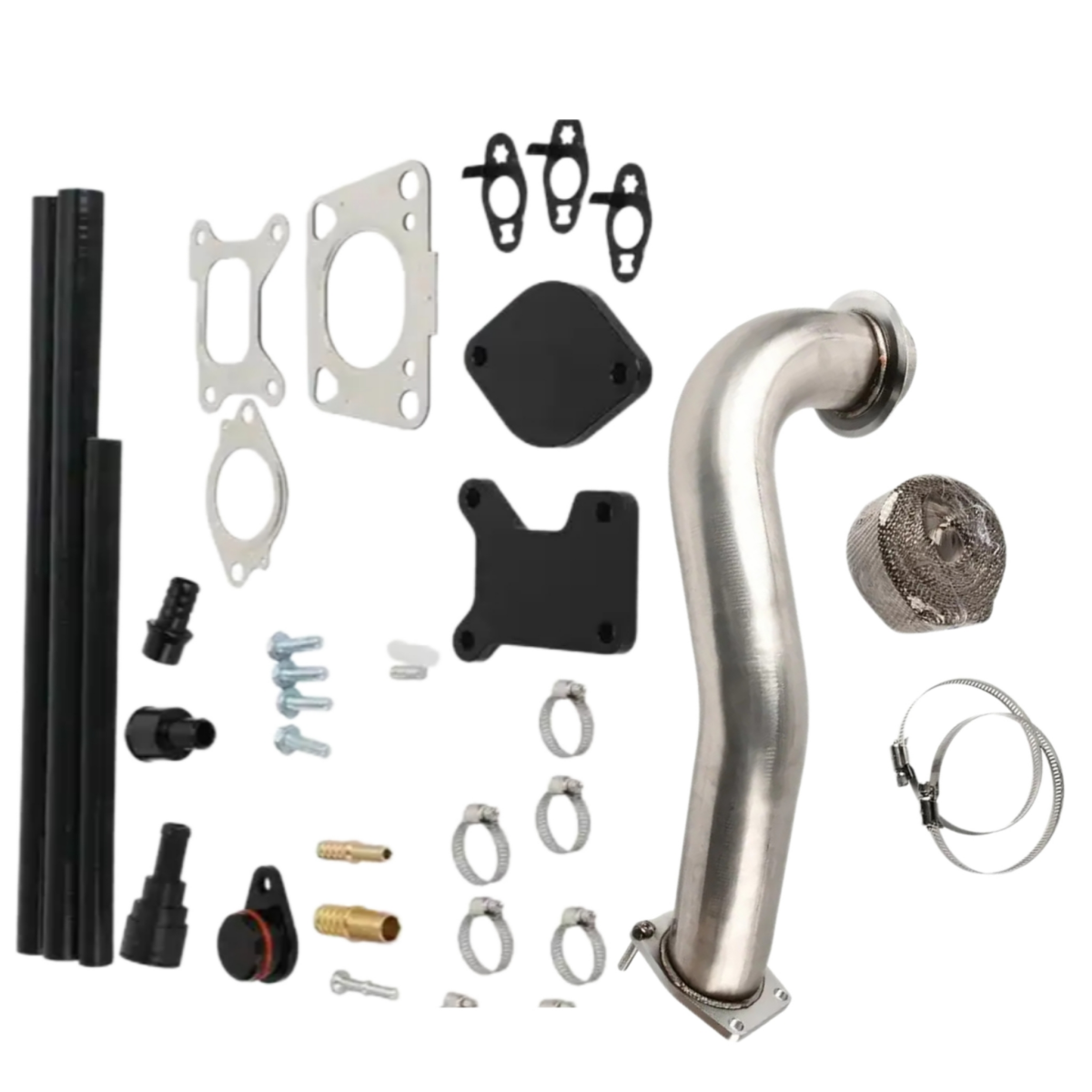 3.5'' Downpipe Exhaust EGR Valve Kit for Chevrolet Silverado & GMC Sierra 2017-2023 L5P 6.6L Duramax Diesel EGRKIT Shop