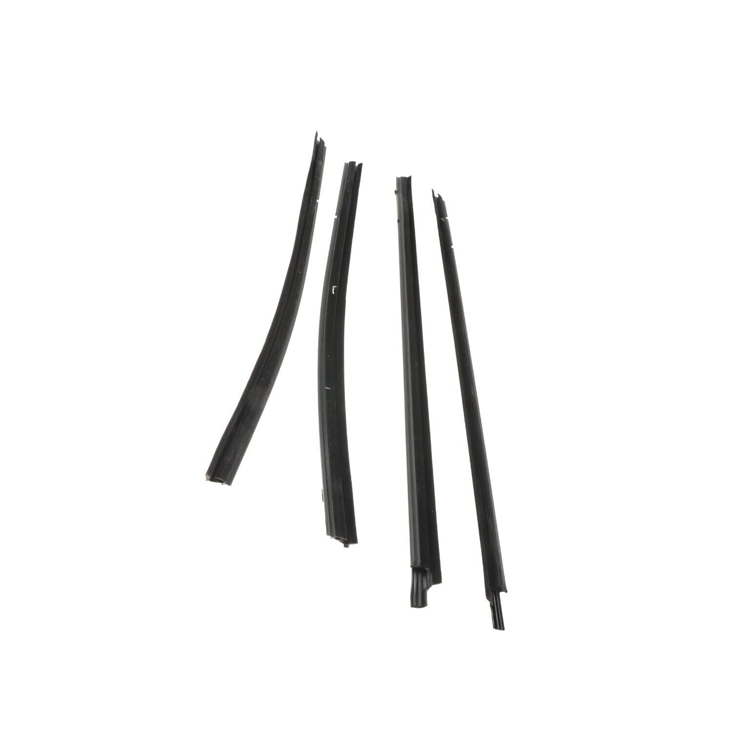 4Pcs Car Window Weatherstrip Black For Toyota Tacoma Double Cab 2005-2015 Car Weatherstrip Window Moulding Trim 68161-04050 68162-04050 68163-04020 68164-04020 weatherstrip