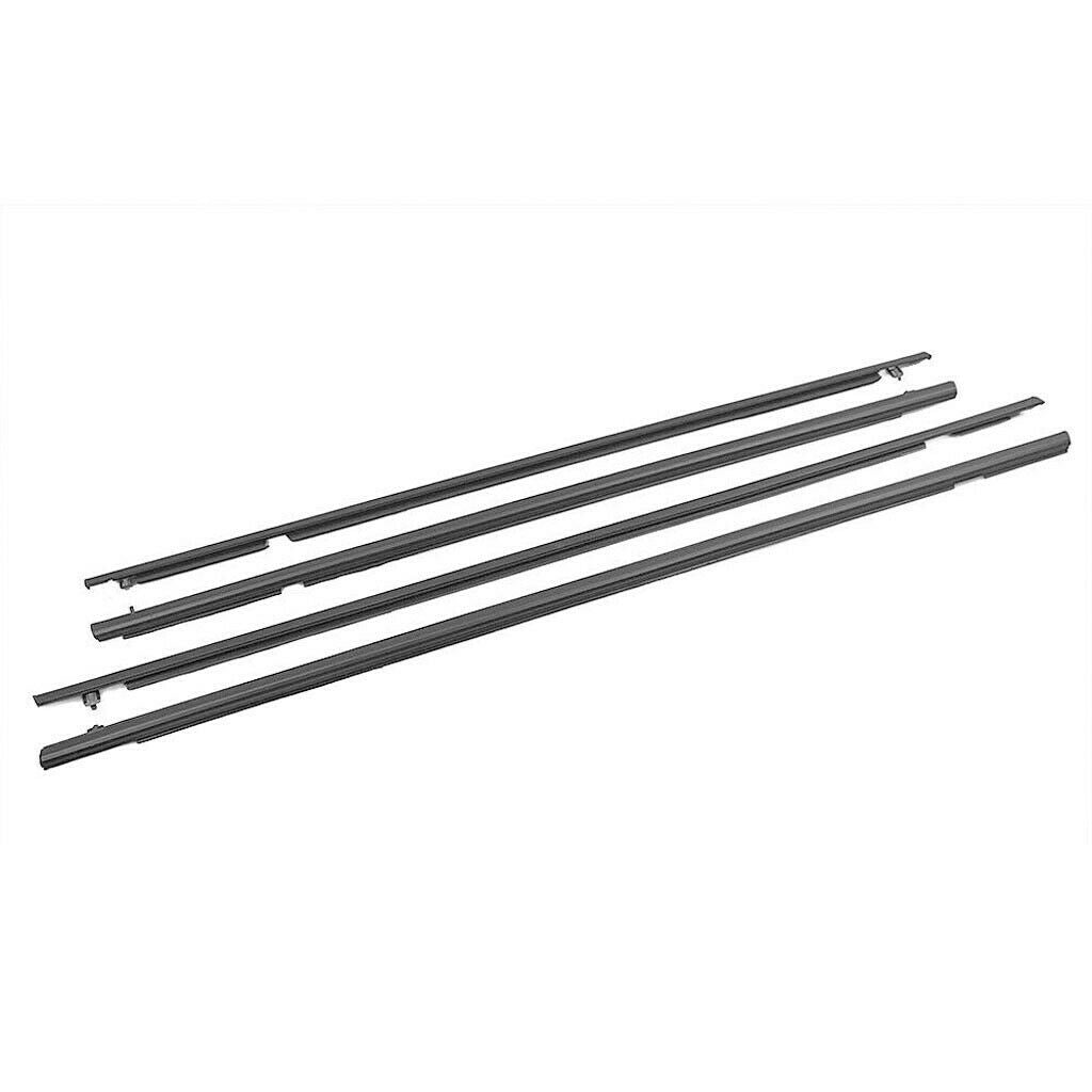 4Pcs Car Window Weatherstrip For Honda civic 2006-2011 Car Weatherstrip Window Moulding Trim 72450-SNA-A01 72410-SNA-A01 72950-SNA-A01 72910-SNA-A01 weatherstrip
