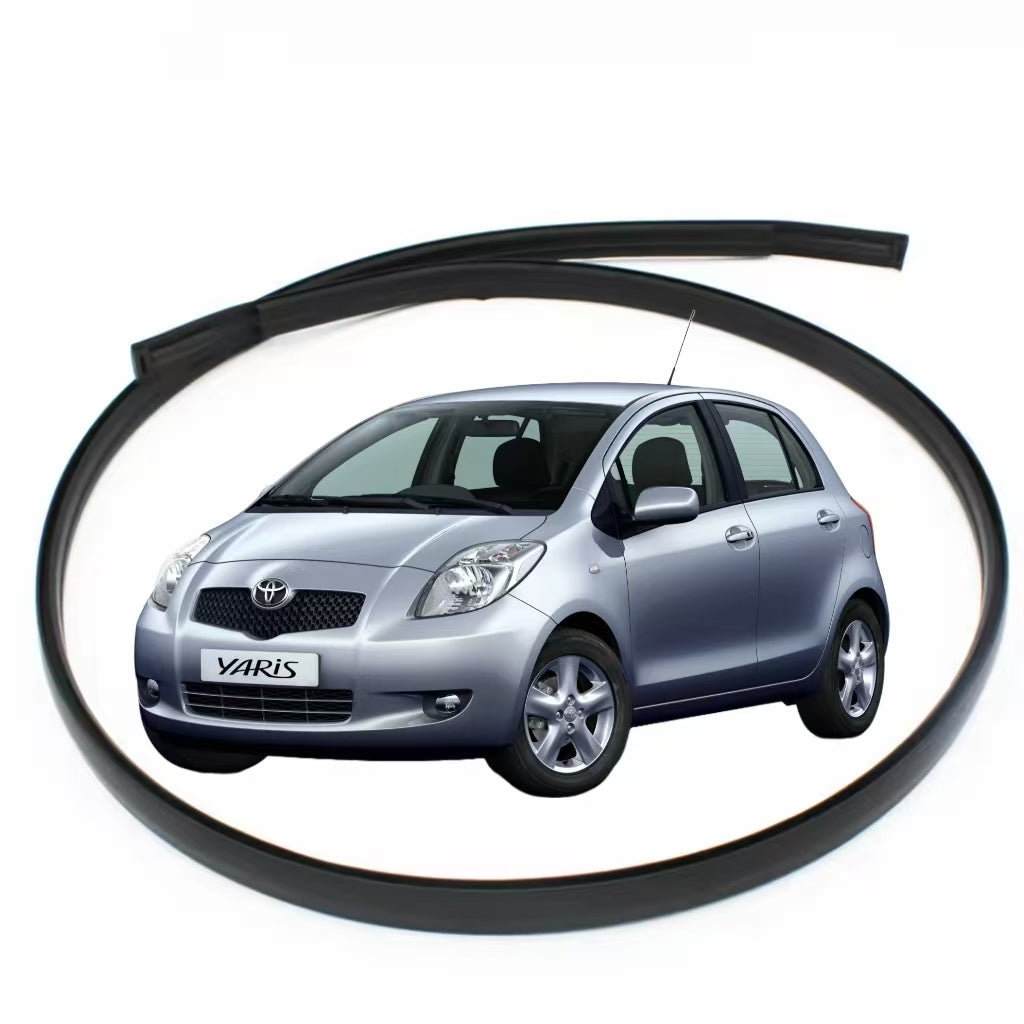 2PCS 148cm Car Roof Trim Molding Seal Strip Rubber For Toyota yaris / echo 2000-2005 Car Roof Trim Molding weatherstrip
