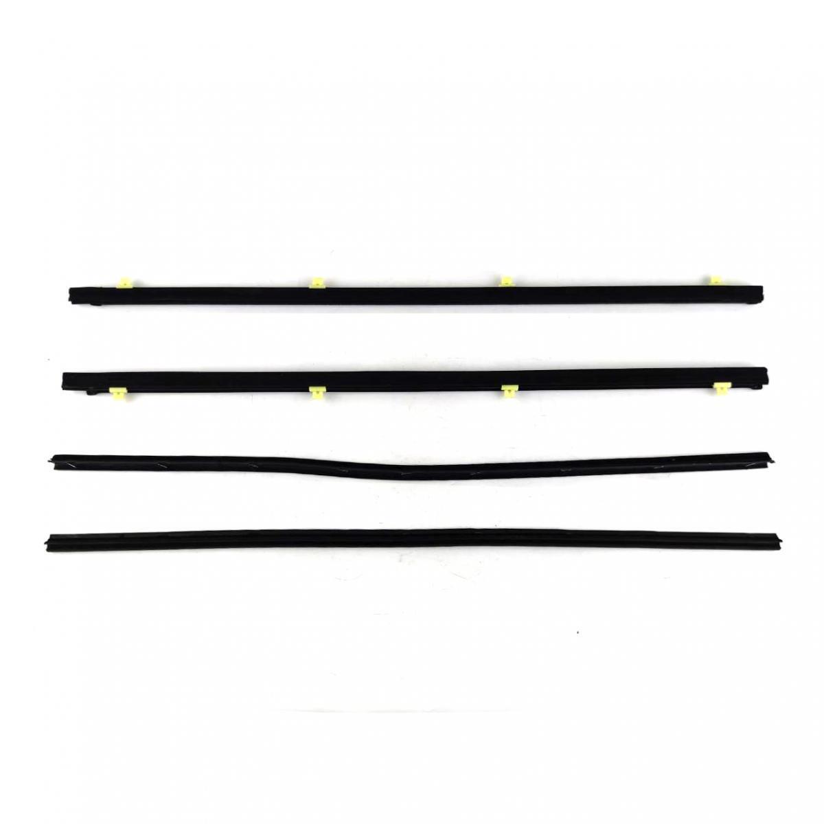 2Pcs Car Window Weatherstrip Black For Toyota hilux 1995 Car Weatherstrip Window Moulding Trim weatherstrip