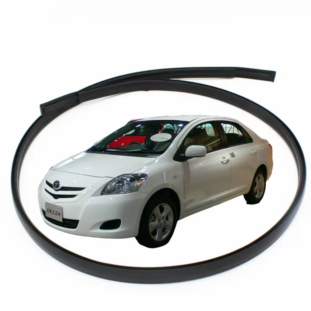 2PCS Car Roof Trim Molding Seal Strip Rubber For Toyota Belta 2009 Car Roof Trim Molding weatherstrip