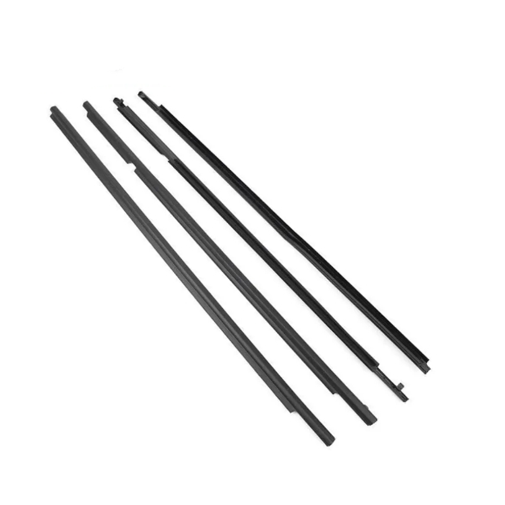 4Pcs Car Window Weatherstrip For Toyota Highlander 2011-2013 Car Weatherstrip Window Moulding Trim weatherstrip