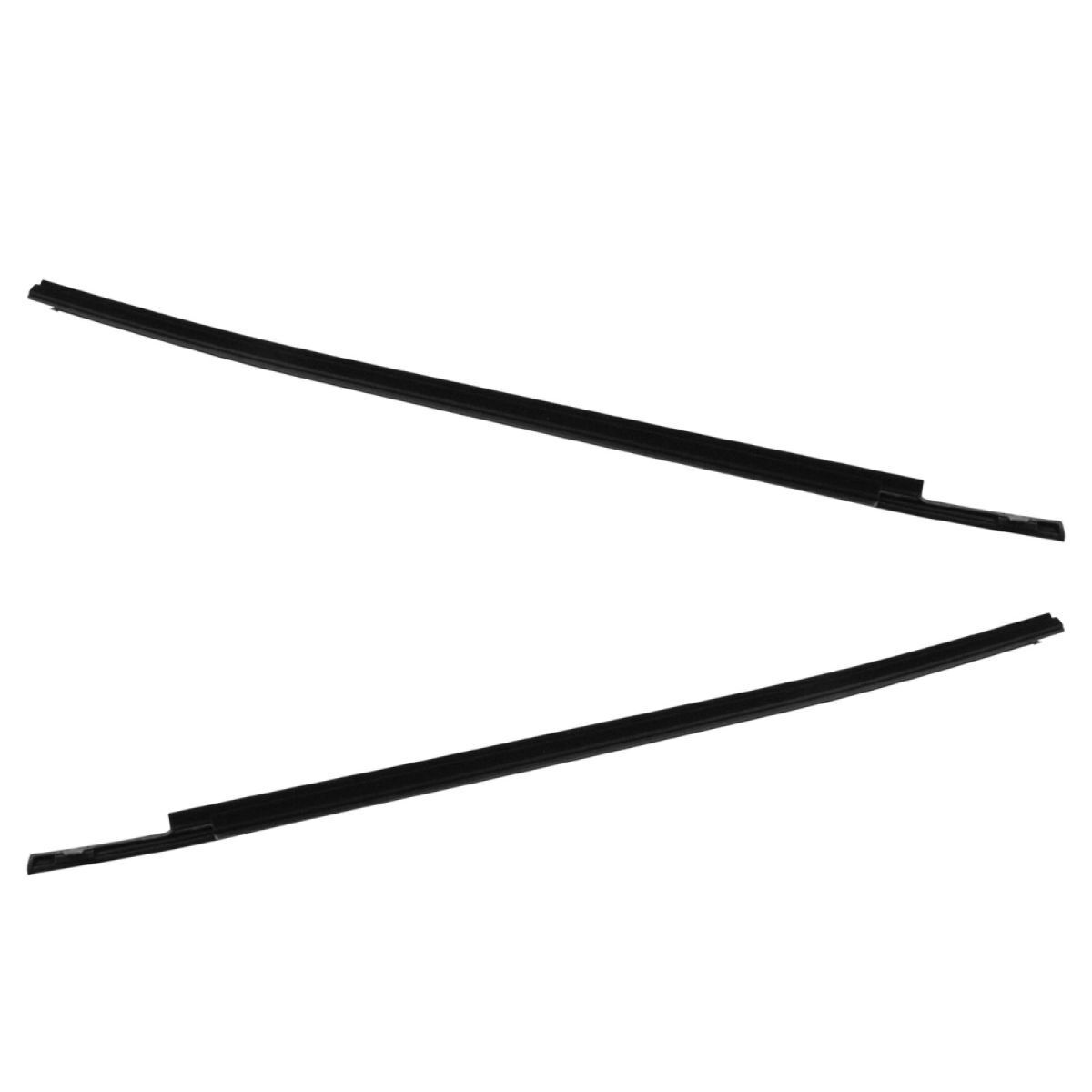 4Pcs Car Window Weatherstrip Black For Toyota Tundra DCB 2007-2021 Car Weatherstrip Window Moulding Trim weatherstrip