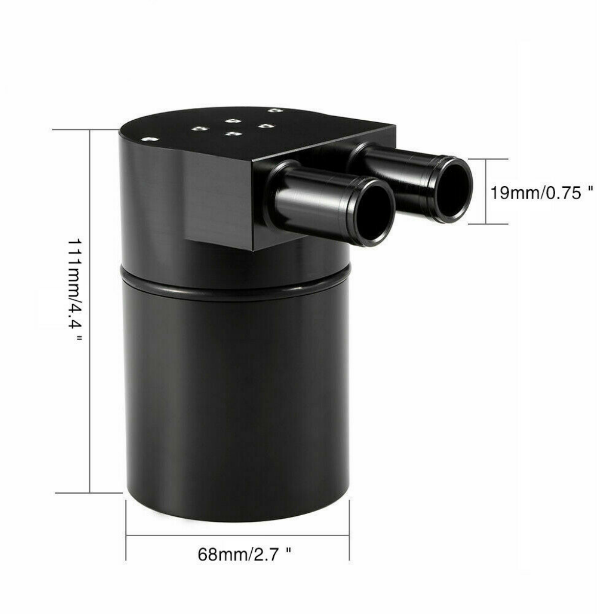 Billet Aluminum Oil Catch Can Tank Bottle Baffled For BMW N54 335i 135i E90 E92 E82 oil catch can