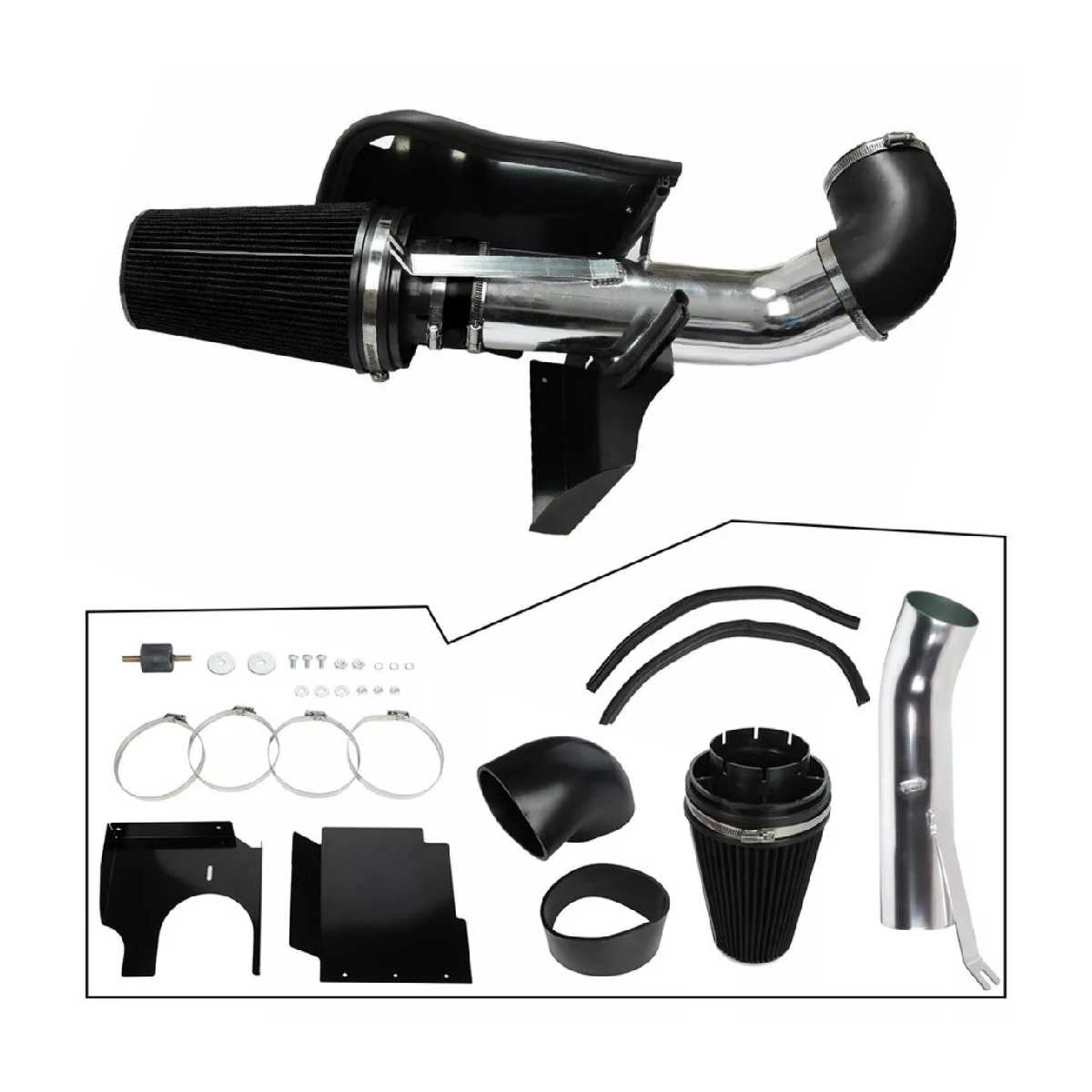 4" Cold Air Intake System Kit for Chevy Silverado Suburban Tahoe V8 1500 2500 4.8L 5.3L 6.0L EGRKIT Shop