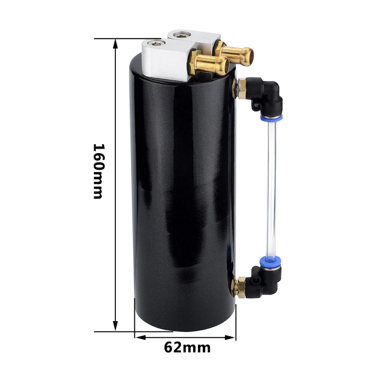 Universal Aluminum Racing Oil Catch Can Round Can Reservoir Turbo Oil Catch Can Fuel Catch Tank EGRKIT Shop
