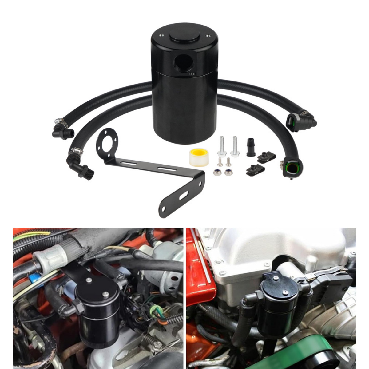 Oil Catch Can Oil Separator For 11-21 Ford F150 5.0L Raptor 2.7L 3.5L Ecoboost EGRKIT Shop