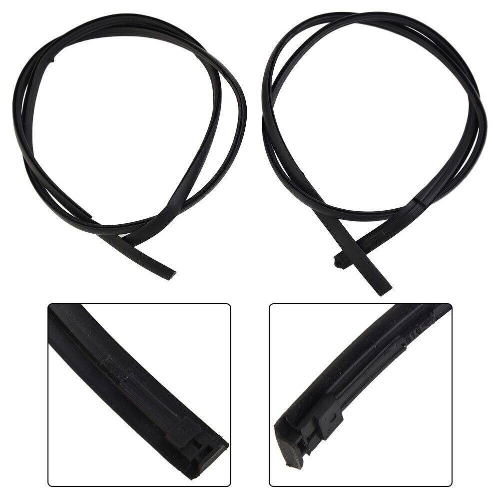 2PCS 148cm Car Roof Trim Molding Seal Strip Rubber For Toyota yaris / echo 2000-2005 Car Roof Trim Molding weatherstrip