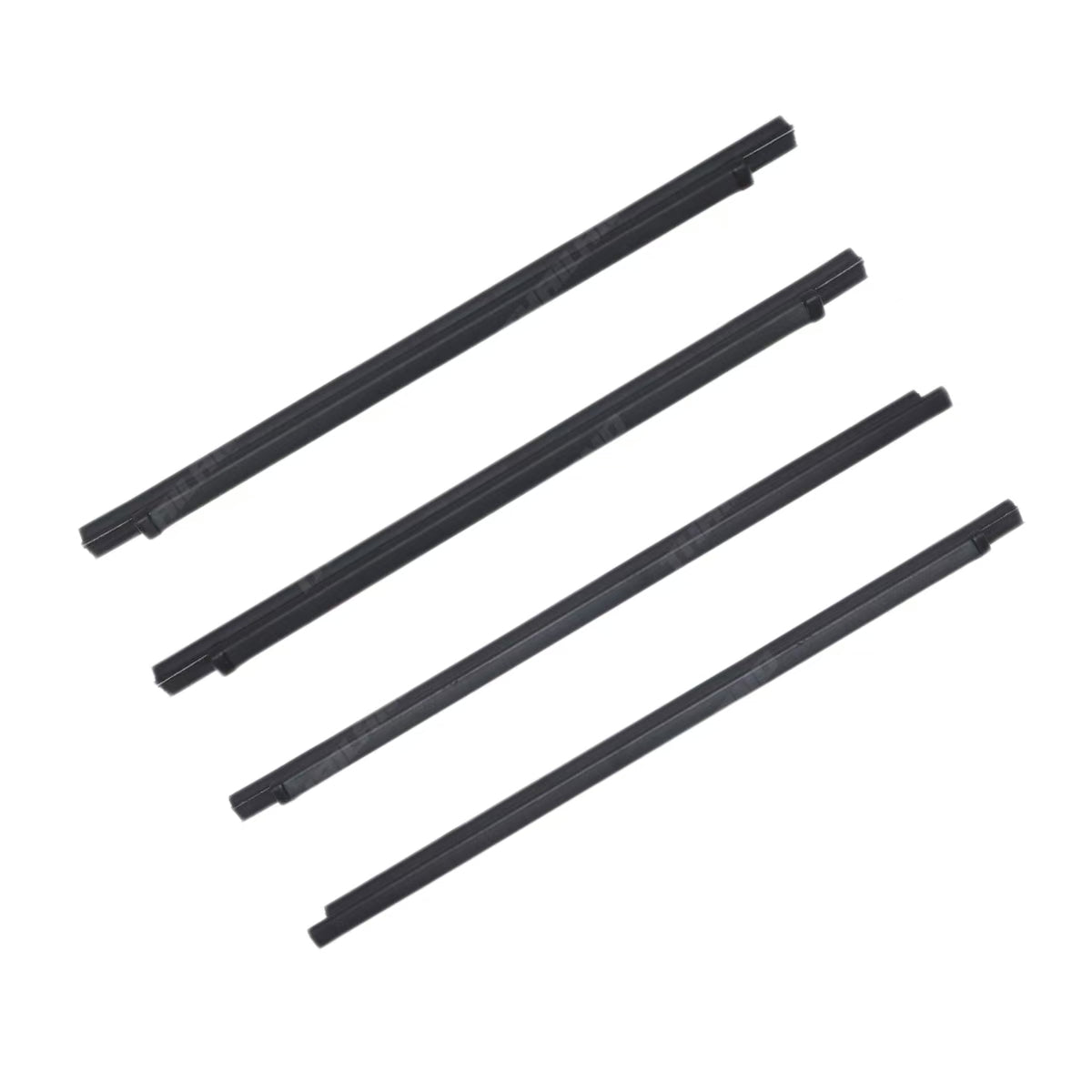4Pcs Car Window Weatherstrip Black For Toyota Hilux 1998-2005 Car Weatherstrip Window Moulding Trim weatherstrip