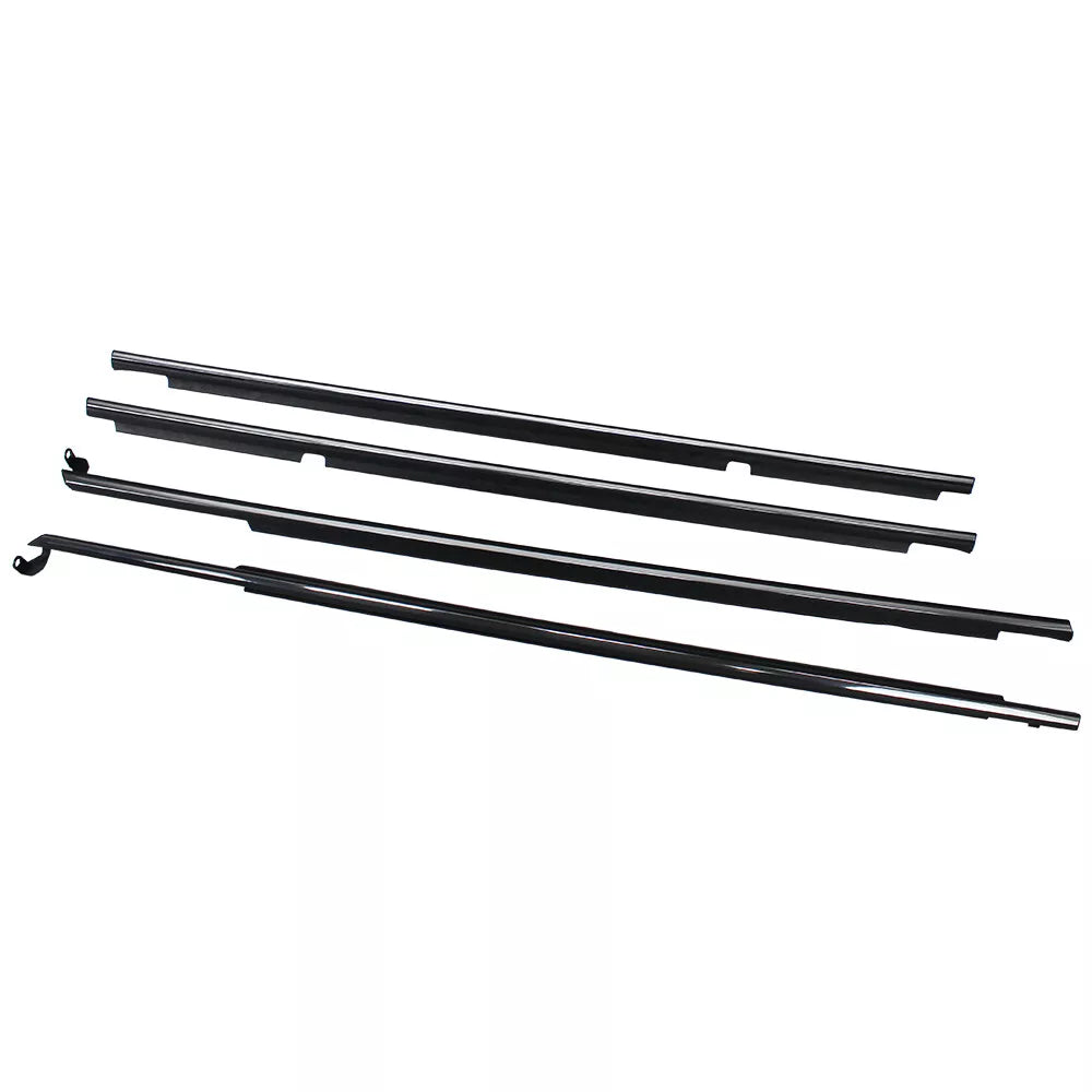 4Pcs Car Window Weatherstrip For Toyota Corolla 1999-2002 Car Weatherstrip Window Moulding Trim weatherstrip