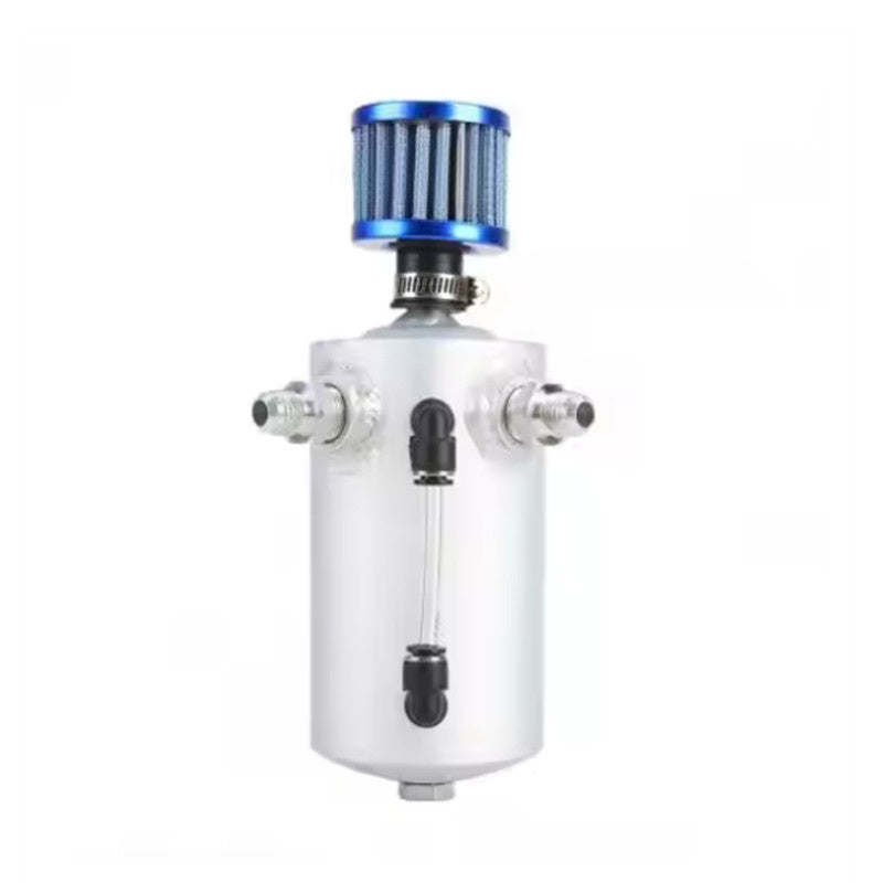 Universal 0.5L Aluminum Car Oil Catch Tank Can Reservoir Breather Air Filter oil catch can