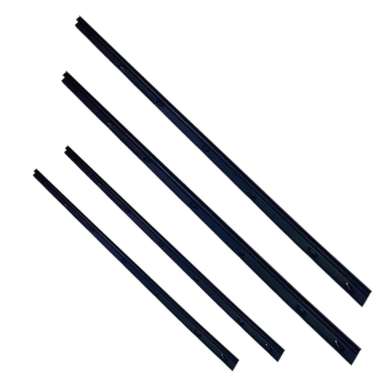 4Pcs Car Window Weatherstrip Inner Black For Toyota Previa ARC50 Car Weatherstrip Window Moulding Trim weatherstrip