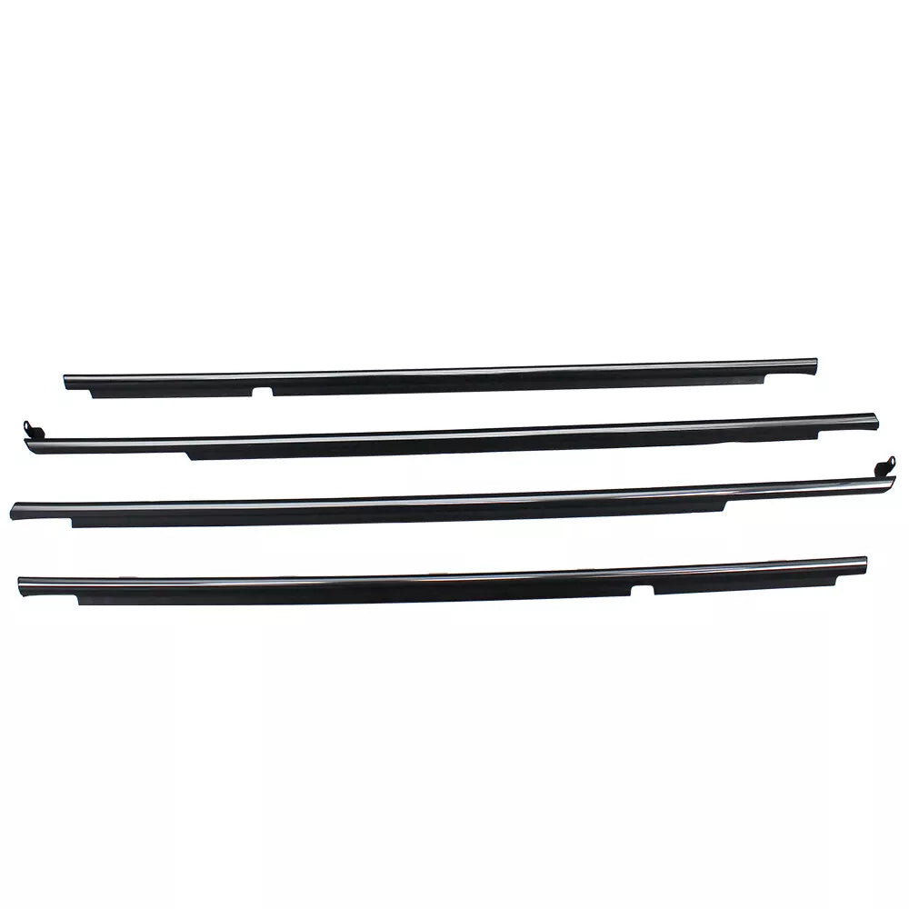 4Pcs Car Window Weatherstrip For Toyota Corolla 1999-2002 Car Weatherstrip Window Moulding Trim weatherstrip