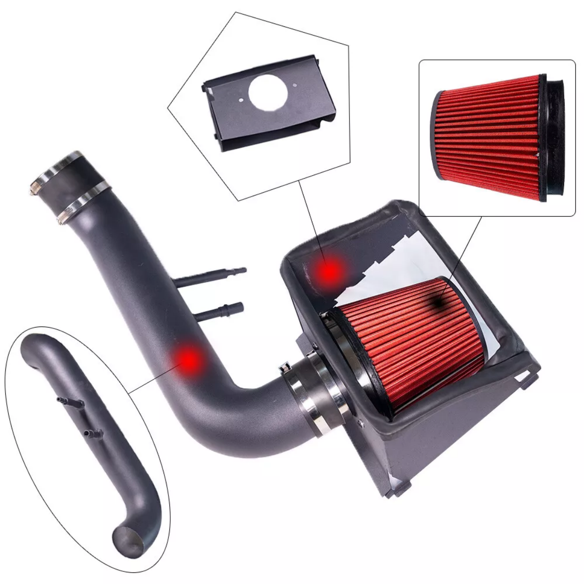 Cold Air Intake System Kit For 2015-2019 Ford F150 5.0L EGRKIT Shop