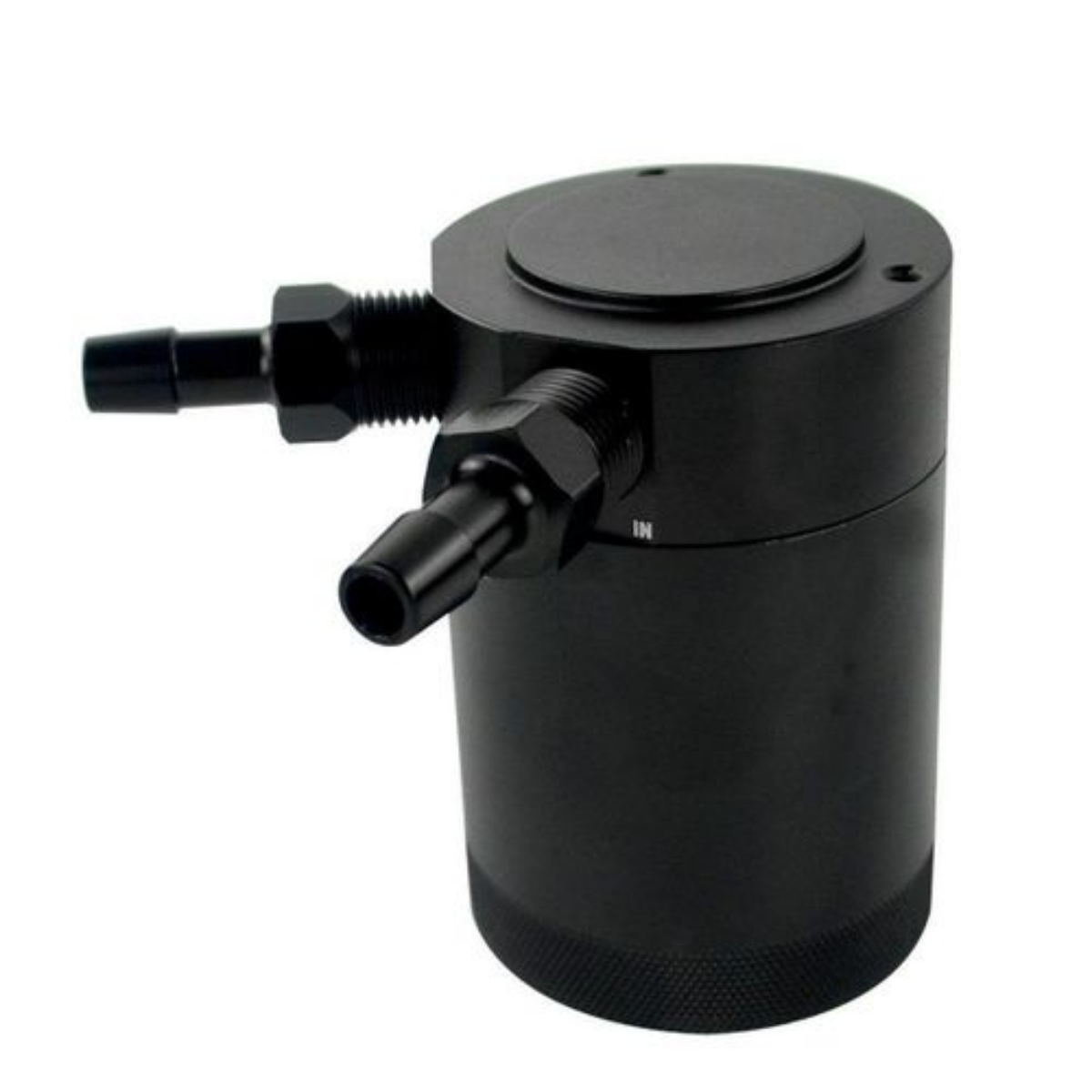 2 Ports Oil Catch Can Tank Air-Oil Separator Kit with Hose Bracket For HONDA CIVIC 16-17 oil catch can