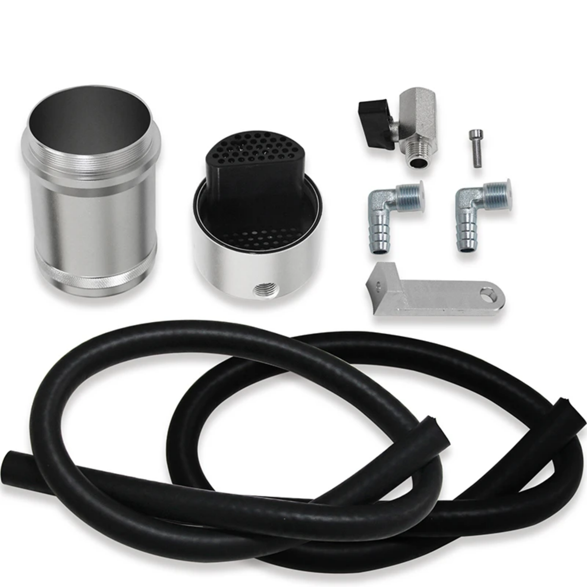Aluminum Alloy Oil catch can Fuel Hose Fittings For Ford Mustang F-150 2011-2017 Oil Catch Tank EGRKIT Shop
