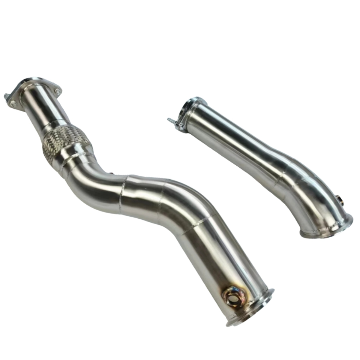 3.5 inch Stainless Steel High Flow For BMW M3 M4 G80 G82 S58 3.0T 2021-UP Exhaust Downpipes G80 Downpipe EGRKIT Shop