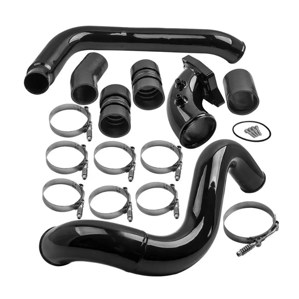 Turbo Intercooler Pipe CAC Tubes Piping Boost Hoses & Clamps Kit For 03-07 Ford F250 F350 F450 F550 6.0L V8 Turbo Diesel Engine EGRKIT Shop