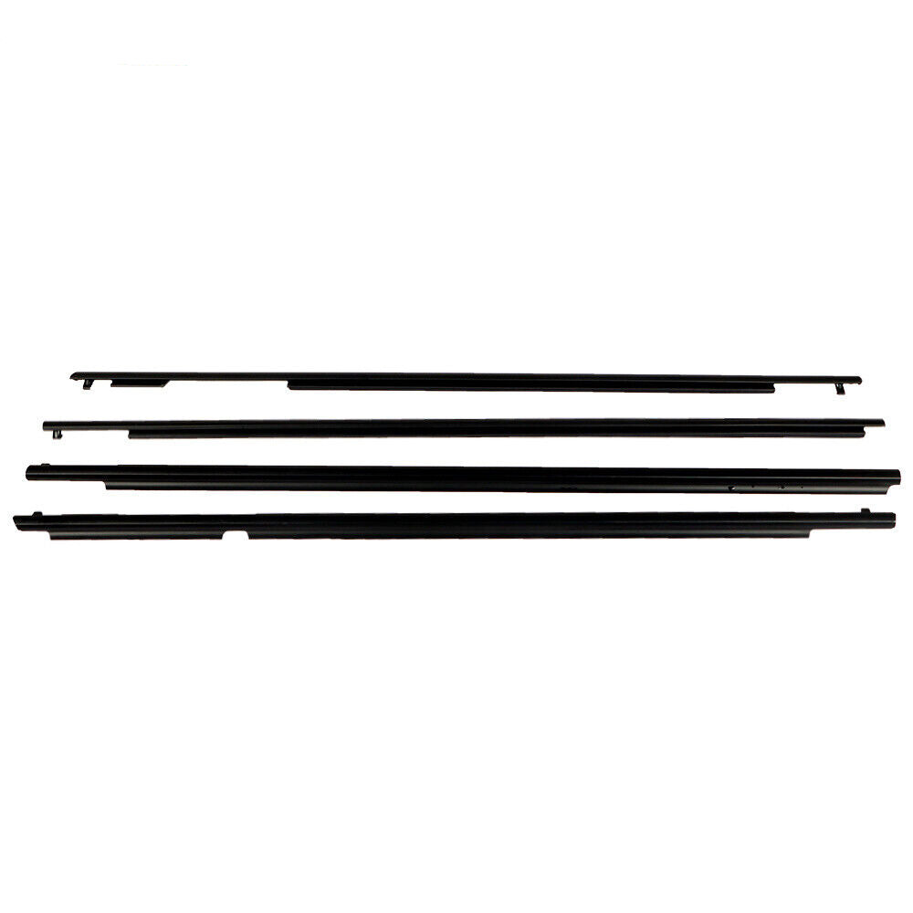 4Pcs Car Window Weatherstrip For Toyota 4 runner 2009-2021 Car Weatherstrip Window Moulding Trim weatherstrip
