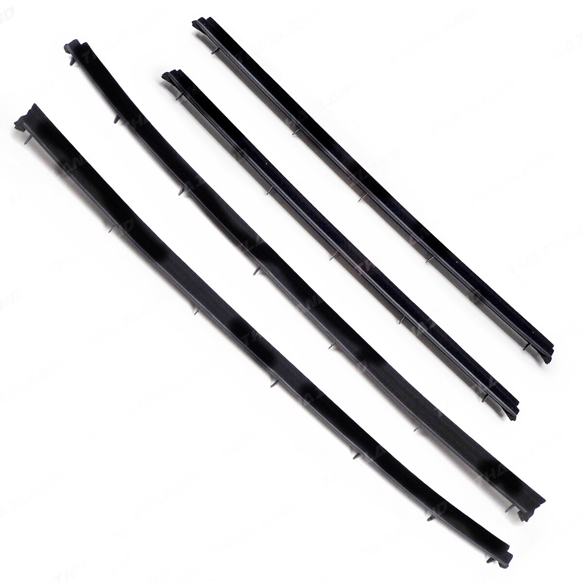 4Pcs Car Window Weatherstrip For Toyota Fortuner 2016-2023 Car Weatherstrip Window Moulding Trim weatherstrip