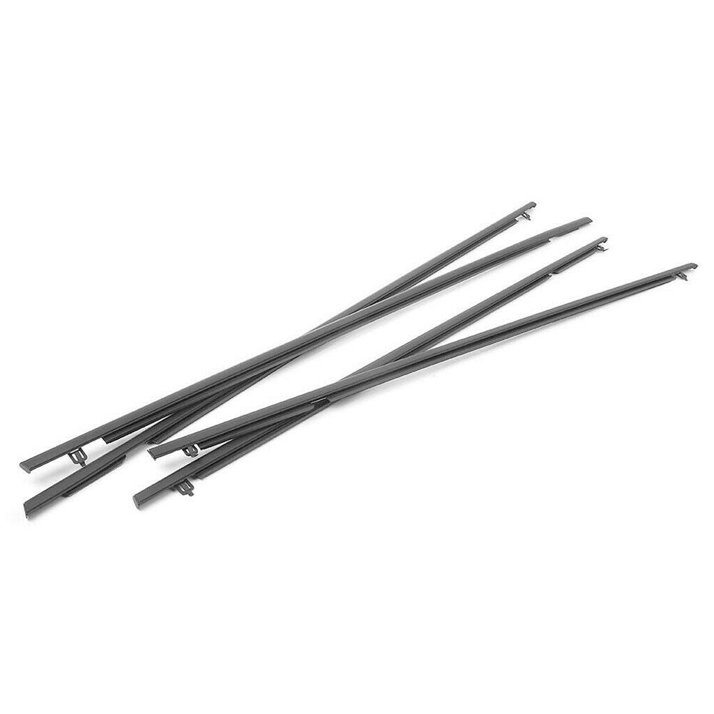 4Pcs Car Window Weatherstrip For Honda civic 2006-2011 Car Weatherstrip Window Moulding Trim 72450-SNA-A01 72410-SNA-A01 72950-SNA-A01 72910-SNA-A01 weatherstrip