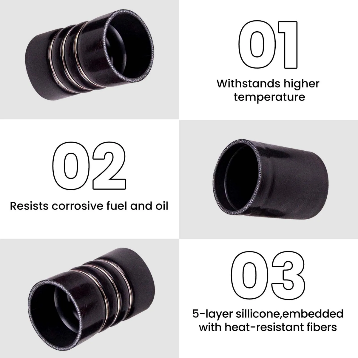 Intercooler Pipe Hose Duct & Cold Air Intake Kit for Ford F550 2003-2007 6.0L EGRKIT Shop