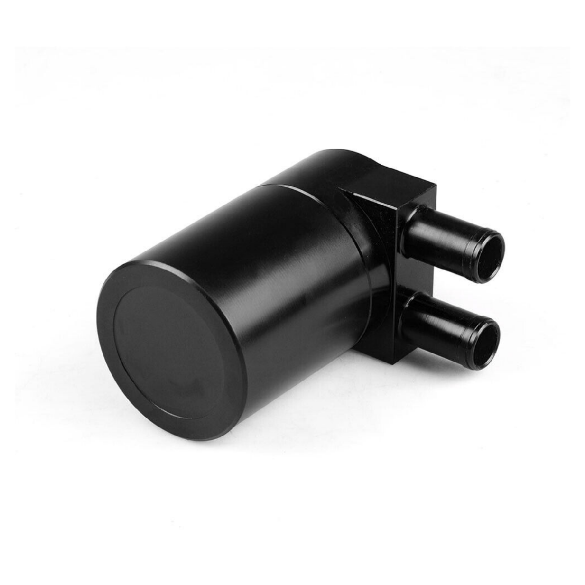 Billet Aluminum Oil Catch Can Tank Bottle Baffled For BMW N54 335i 535i Black oil catch can