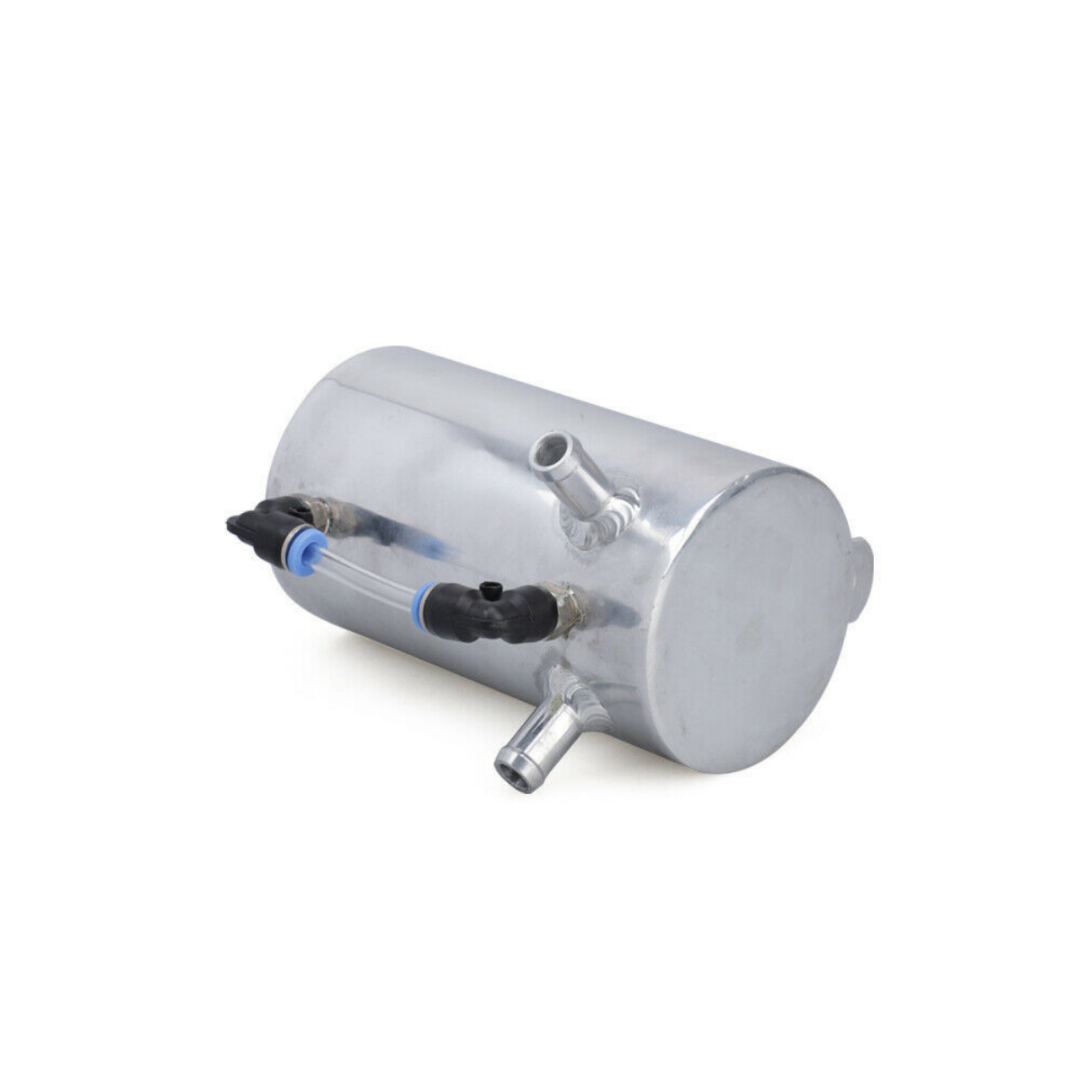 500ml Oil Catch Can Kit 2 Port Reservoir Tank with Drain Plug Polished Aluminum For LS1 LS2 LS3 LS4 LS6 oil catch can
