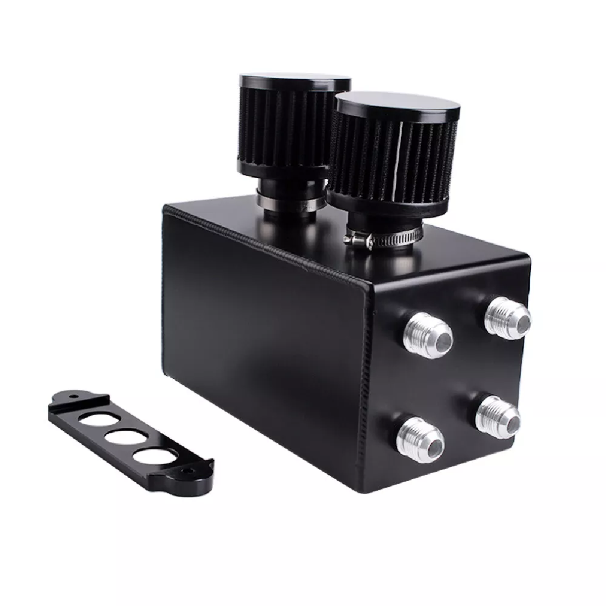 Pro Series Oil Catch Can Breather 4 Port All Black -10AN For Honda Civic Acura oil catch can