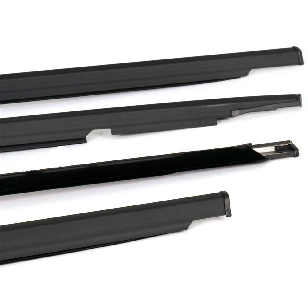 4Pcs Car Window Weatherstrip For Toyota Corolla 2003-2008 Car Weatherstrip Window Moulding Trim 75710-12410 75720-12410 75730-12080 75740-12170 weatherstrip