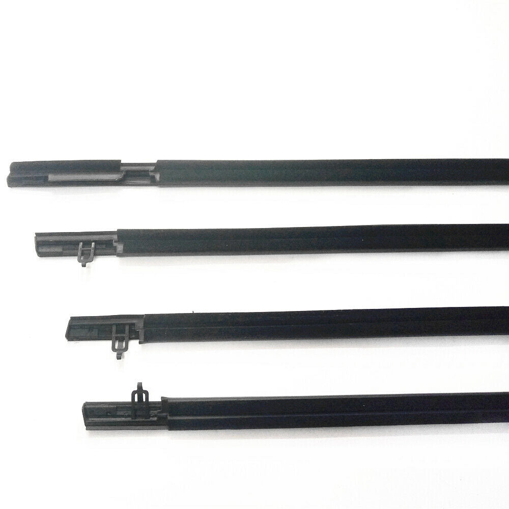 4Pcs Car Window Weatherstrip For Honda civic 2006-2011 Car Weatherstrip Window Moulding Trim 72450-SNA-A01 72410-SNA-A01 72950-SNA-A01 72910-SNA-A01 weatherstrip