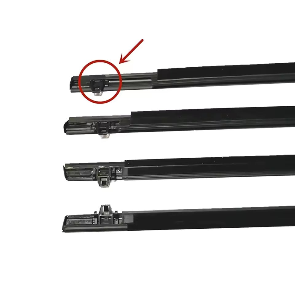 4Pcs Car Window Weatherstrip Black For Honda fit 2009-2014 Car Weatherstrip Window Moulding Trim weatherstrip