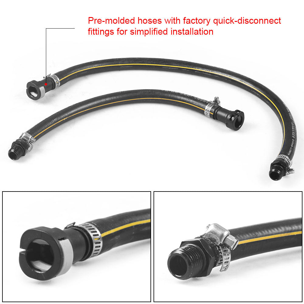 Oil Separator Clear Car Oil Catch Can For Chevy Silverado For GMC Sierra 1500 5.3L & 6.2L 2019-2022 For Tahoe For Suburban 2021+ oil catch can